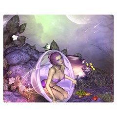 Wonderful Fairy In The Wonderland , Colorful Landscape Double Sided Flano Blanket (medium)  by FantasyWorld7