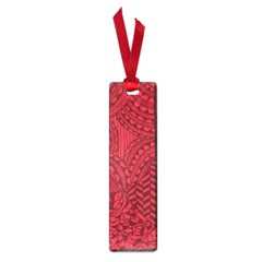 Deep Red Background Abstract Small Book Marks by Simbadda