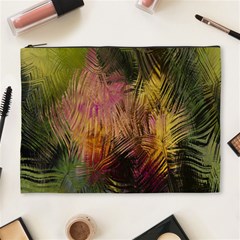 Abstract Brush Strokes In A Floral Pattern  Cosmetic Bag (xl) by Simbadda