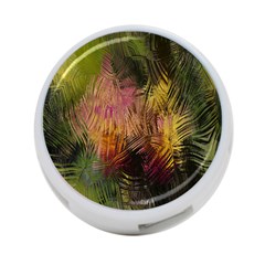 Abstract Brush Strokes In A Floral Pattern  4-port Usb Hub (two Sides)  by Simbadda