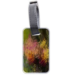 Abstract Brush Strokes In A Floral Pattern  Luggage Tags (two Sides) by Simbadda