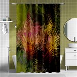 Abstract Brush Strokes In A Floral Pattern  Shower Curtain 48  x 72  (Small)  Curtain(48  X 72 ) - 42.18 x64.8  Curtain(48  X 72 )