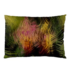 Abstract Brush Strokes In A Floral Pattern  Pillow Case (two Sides) by Simbadda