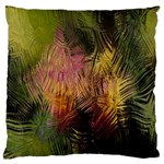 Abstract Brush Strokes In A Floral Pattern  Standard Flano Cushion Case (One Side) Front