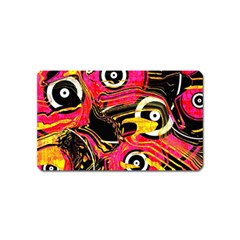 Abstract Clutter Pattern Baffled Field Magnet (name Card) by Simbadda