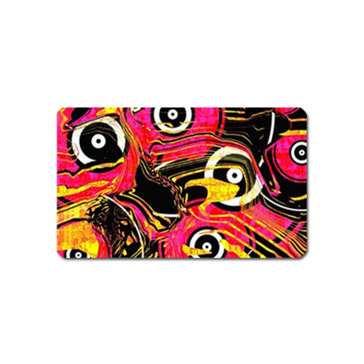 Abstract Clutter Pattern Baffled Field Magnet (Name Card)