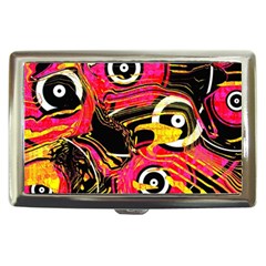 Abstract Clutter Pattern Baffled Field Cigarette Money Cases by Simbadda