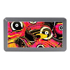 Abstract Clutter Pattern Baffled Field Memory Card Reader (mini) by Simbadda