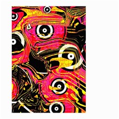 Abstract Clutter Pattern Baffled Field Small Garden Flag (two Sides) by Simbadda