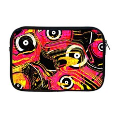 Abstract Clutter Pattern Baffled Field Apple Macbook Pro 17  Zipper Case