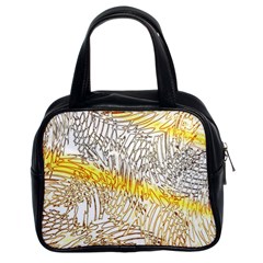 Abstract Composition Pattern Classic Handbags (2 Sides) by Simbadda