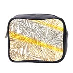 Abstract Composition Pattern Mini Toiletries Bag 2-Side Front