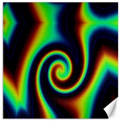 Background Colorful Vortex In Structure Canvas 20  X 20  