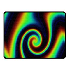 Background Colorful Vortex In Structure Fleece Blanket (small) by Simbadda