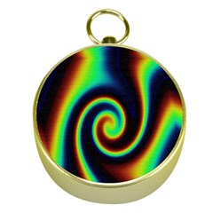 Background Colorful Vortex In Structure Gold Compasses by Simbadda