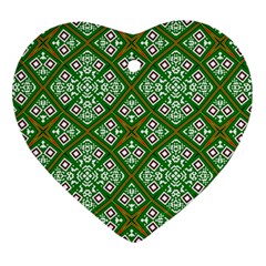 Digital Computer Graphic Seamless Geometric Ornament Ornament (heart)