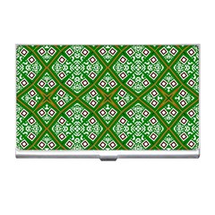 Digital Computer Graphic Seamless Geometric Ornament Business Card Holders by Simbadda