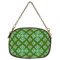 Digital Computer Graphic Seamless Geometric Ornament Chain Purses (two Sides)  by Simbadda