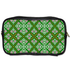 Digital Computer Graphic Seamless Geometric Ornament Toiletries Bags 2-side by Simbadda