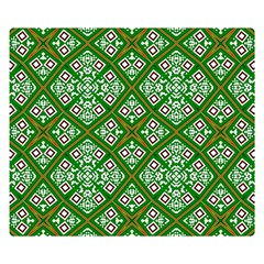 Digital Computer Graphic Seamless Geometric Ornament Double Sided Flano Blanket (small)  by Simbadda