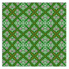 Digital Computer Graphic Seamless Geometric Ornament Large Satin Scarf (square) by Simbadda