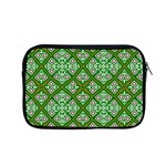 Digital Computer Graphic Seamless Geometric Ornament Apple MacBook Pro 15  Zipper Case Front