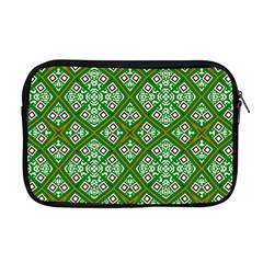 Digital Computer Graphic Seamless Geometric Ornament Apple Macbook Pro 17  Zipper Case by Simbadda