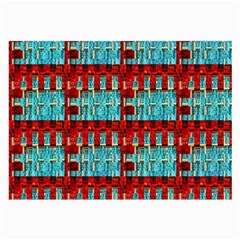 Architectural Abstract Pattern Large Glasses Cloth by Simbadda