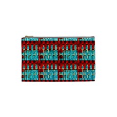 Architectural Abstract Pattern Cosmetic Bag (small)  by Simbadda