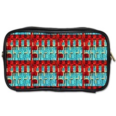 Architectural Abstract Pattern Toiletries Bags by Simbadda