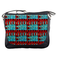 Architectural Abstract Pattern Messenger Bags by Simbadda