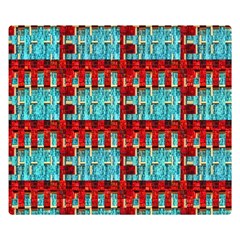 Architectural Abstract Pattern Double Sided Flano Blanket (small) 