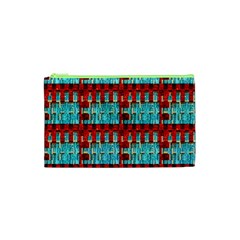 Architectural Abstract Pattern Cosmetic Bag (xs) by Simbadda