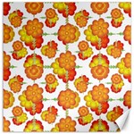 Colorful Stylized Floral Pattern Canvas 16  x 16   15.2 x15.41  Canvas - 1