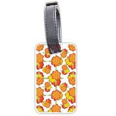 Colorful Stylized Floral Pattern Luggage Tags (one Side)  by dflcprints