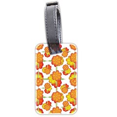 Colorful Stylized Floral Pattern Luggage Tags (two Sides) by dflcprints