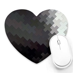 Abstract Pattern Moving Transverse Heart Mousepads by Simbadda