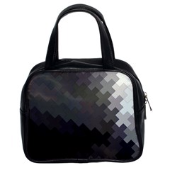 Abstract Pattern Moving Transverse Classic Handbags (2 Sides) by Simbadda