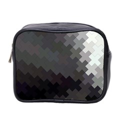 Abstract Pattern Moving Transverse Mini Toiletries Bag 2-side by Simbadda