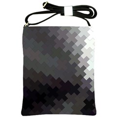 Abstract Pattern Moving Transverse Shoulder Sling Bags by Simbadda