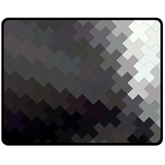 Abstract Pattern Moving Transverse Fleece Blanket (medium) 