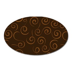 Pattern Oval Magnet