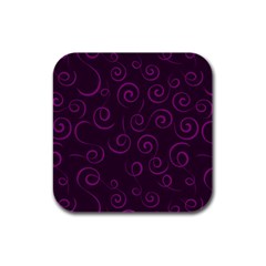 Pattern Rubber Square Coaster (4 pack) 