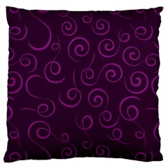 Pattern Large Flano Cushion Case (Two Sides)