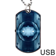 The Ghost Eyes Dog Tag Usb Flash (one Side) by 3Dbjvprojats