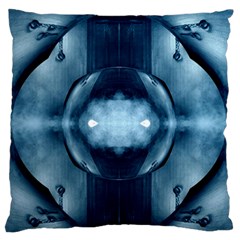 The Ghost Eyes Large Flano Cushion Case (one Side)