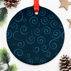 Pattern Round Ornament (two Sides)