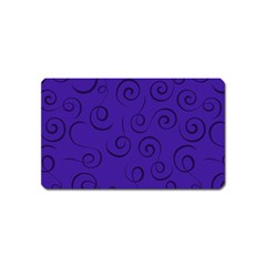 Pattern Magnet (name Card) by Valentinaart