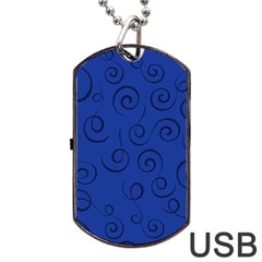 Pattern Dog Tag Usb Flash (one Side)