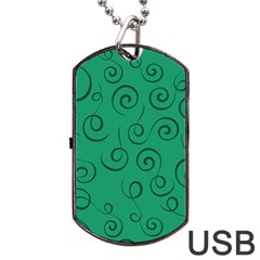 Pattern Dog Tag Usb Flash (one Side)